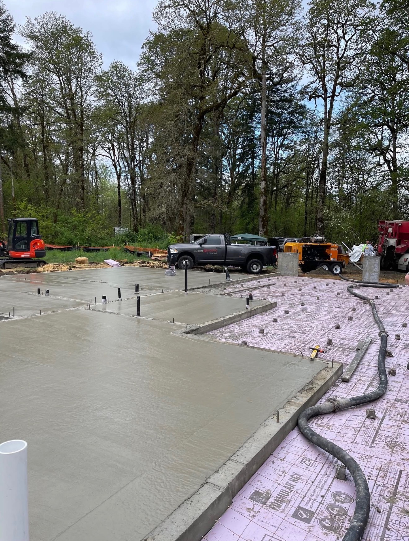 Concrete jobsite in the Charlotte area